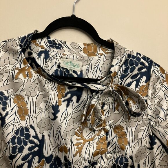 Vintage Silk McMullen Print Dress - Picture 6 of 10